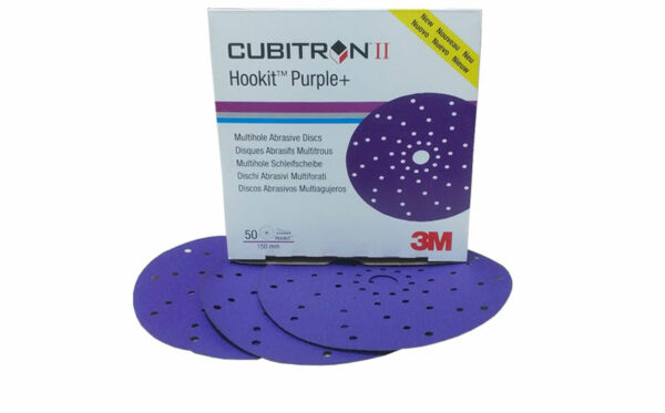 Диск абразивный 3M Hookit 737U Purple+ Cubitron II d150 P80 211710 51369 фото