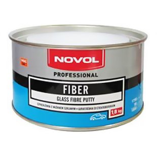 Шпаклівка зі скловолокном NOVOL Fiber 1225 1,8кг 154946 1225 фото