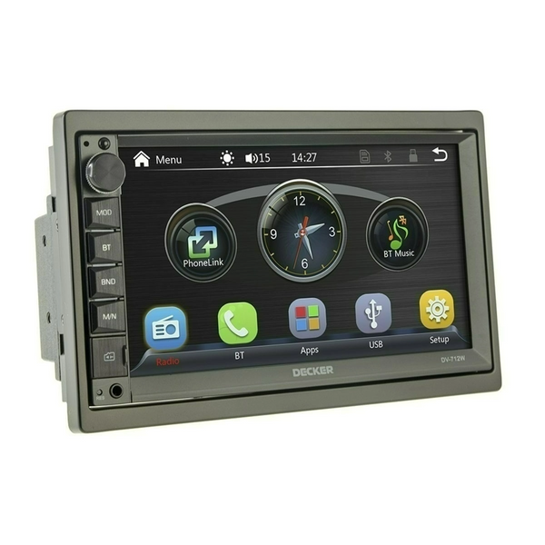 Автомагнітола Decker DV-712W DV-712W фото