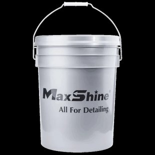 Відро з кришкою сіре MaxShine Detailing Bucket with Gamma Lid 213146 MSB003 фото