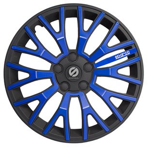 Колпаки для дисков SPARCO ULTRA LEGGERA R14 Черный/Голубой 170838 SPC1450U фото