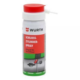 Спрей для змащування циліндрів замків WURTH 50мл 204307 0893052 фото