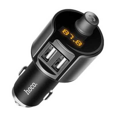 Модулятор Bluetooth E19 HOCO 2 USB+AUX вих 12/24V 185208 E19 фото