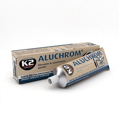 Паста для полірування хромованих деталей K-2 Aluchrom 120г 191404 K003 фото