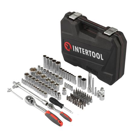 Набір інструментів 1/2" & 1/4" 110 од. INTERTOOL ET-6108SP 199424 ET-9108 фото