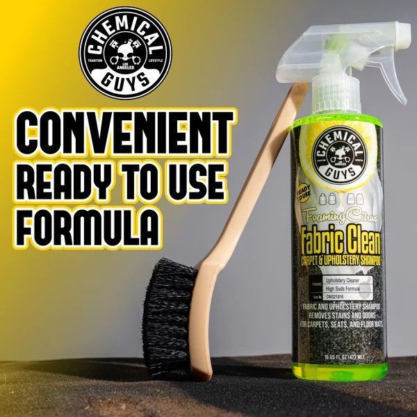Очиститель для обивки и ковров с ароматом цитруса Chemical Guys Foaming Citrus Fabric Clean 473мл 213008 CWS219_16 фото