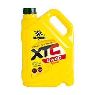 Масло моторное синтетическое BARDAHL XTC 5W40 SN/CF A3/B4 5л 214893 36163 фото