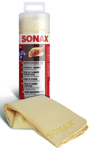 Серветка для сушки авто синтетична замша SONAX Synthetic Chamos Plus 152167 417700 фото