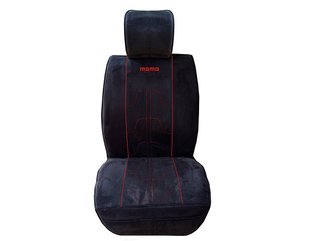 Накидка на сидение MOMO Super Comfort 021 полиэстер черно-красная 1шт 168453 SCU021CBR фото