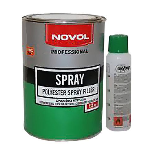 Шпатлевка жидкая NOVOL Spray 1201 1,2кг 155065 1201 фото