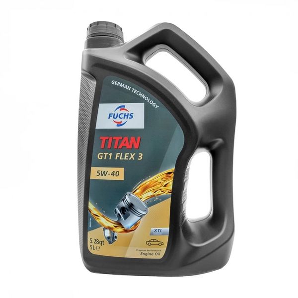 Масло моторное синтетическое TITAN GT1 FLEX 3 5w40 5л 180002 164314 фото