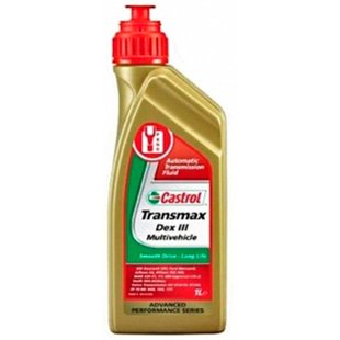 Олива трансмісійна CASTROL Transmax Dex III Multivehicle 1л 138396 138396 фото