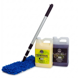 Набір для миття: Citrus Wash та Black Light (3.8 л) + швабра за півціни CWG-BL-GAL-MOP50 фото