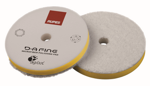 Круг полировальный микрофибровый RUPES D-A Extra Cut Microfiber Pad Fine d130 желтый мягкий 209437 9.MF130M фото