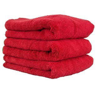 Полотенце из микрофибры Fluffer Super Cloth Red Green 60*40см MIC_997 Chemical Guys 3шт 214279 MIC997_03 фото