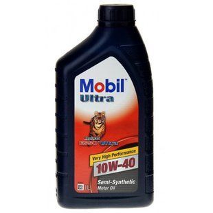 Масло моторное полусинтетическое MOBIL ULTRA 10w40 1л 164158 164158 фото