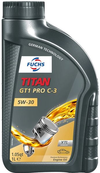 Олива моторна синтетична TITAN GT1 Pro C-3 5w30 1л 164315 164315 фото