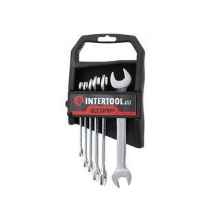 Набор ключей рожковых 6шт, 6-17мм STORM INTERTOOL XT-1101 212722 XT-1101 фото