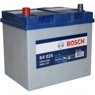 Аккумулятор BOSCH Silver 60 Аз Asia 144056 0092S40250 фото