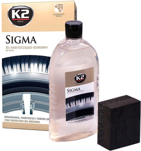 Гель для полірування та догляду за шинами K2 GOLD SIGMA 500мл 210240 G1571 фото