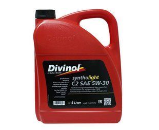 Масло моторное синтетическое DIVINOL Syntholight 5w30 C2 5л 180524 180524 фото