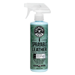 Очиститель и кондиционер для кожи с витамином Е и алоэ Chemical Guys Sprayable Leather Cleaner 473мл 196818 SPI103_16 фото