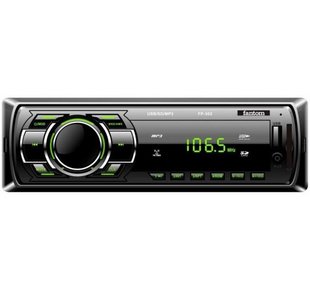 Автомагнітола FANTOM FP-302 Black/Green USB/SD ресівер 184579 FP-302 фото