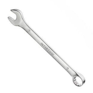 Ключ рожково-накидной 9мм CrV INTERTOOL HT-1209 157527 HT-1209 фото