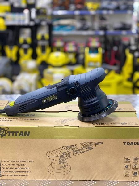 Машинка полірувальна ротаційно-ексцентрикова TITAN TDA09 194643 TDA09 фото