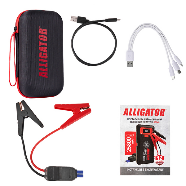 Бустер (пусковий пристрій) ALLIGATOR Jump Starter JS843 JS843 фото