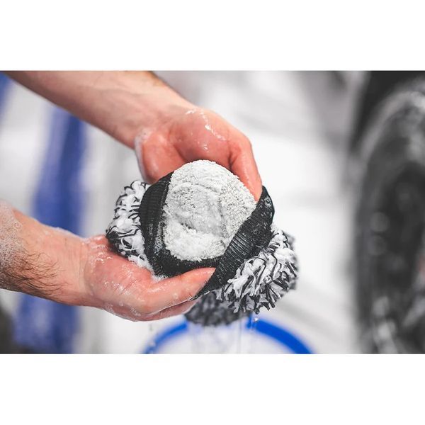 Перчатка микрофибровая Cyclone Ultra Wash Mitt Combo The Rag Company черная/синяя 1шт 215344 ULTRA-MITT-BLK-BLU1ш фото