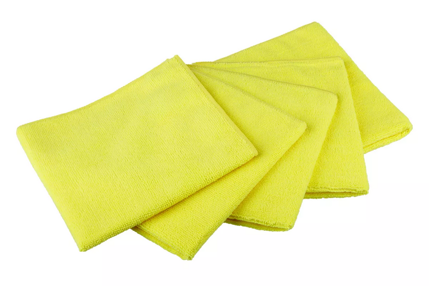 Салфетка микрофибровая желтая 40x40cm ZviZZer Microfiber Cloth yellow 197261 ZV-MF0040403 фото