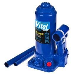 Домкрат гідравлічний 3т 180-350мм кейс Vitol 212355 IH-18350D-K(6) фото