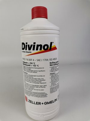 Гальмова рідина DIVINOL Bremsflussigke DOT-4 1л 184698 184698 фото