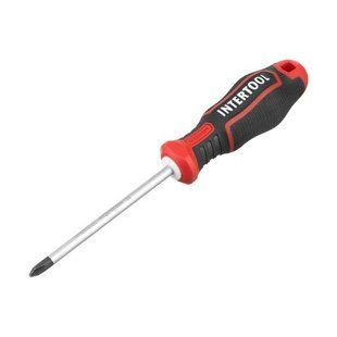 Отвертка крестовая PH2*100 мм, S2, STORM INTERTOOL VT-3420 194965 VT-3420 фото