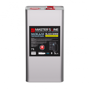 Очисник-кондиціонер для шин на силіконовій основі Master's Line Black Shine 5л 203400 203400 фото