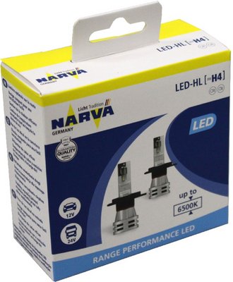 Комплект ламп світлодіодних LED H4 RPL2 12/24V 24W Narva 2шт 196749 18032 фото