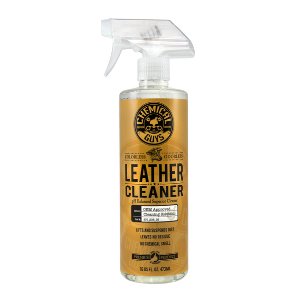 Очиститель для кожи Chemical Guys LEATHER CLEANER - COLORLESS & ODORLESS SUPER CLEANER 473мл 196819 SPI208_16 фото