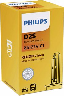 Лампа ксенонового света D2S Vision 85V 35W P32d-2 C1 Philips 186217 85122VIC1 фото