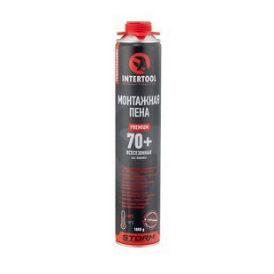 Піна монтажна професійна під пістолет STORM INTERTOOL FS-1000 750мол 205938 FS-1000 фото