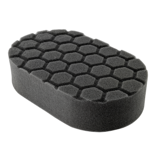 Аплікатор для нанесення восків чорний Chemical Guys BLACK HEX LOGIC HAND APPLICATOR PAD BUFX203 208093 BUFX203 фото
