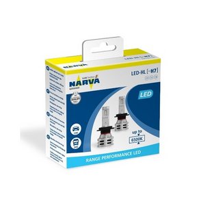 Комплект ламп світлодіодних LED H7 6500К RPL2 12/24V 24W Narva 2шт 196750 18033 фото