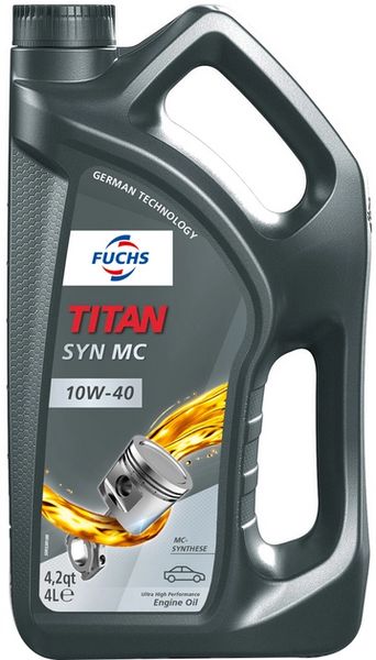 Олива моторна напівсинтетична TITAN SYN MC 10W-40 4л 164312 164312 фото