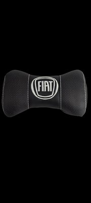 Подушка на підголівник із логотипом авто Fiat екошкіра 187067 187067 фото