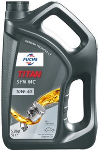 Олива моторна напівсинтетична TITAN SYN MC 10W-40 5л 179759 179759 фото