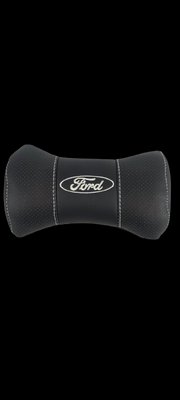 Подушка на підголівник із логотипом авто Ford екошкіра 209349 209349 фото