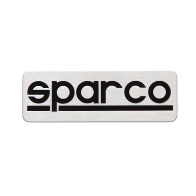 Емблема декоративна SPARCO 3D срібляста 168541 SPC4203 фото