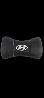 Подушка на підголівник із логотипом авто Hyundai екошкіра 209348 209348 фото
