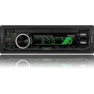 Автомагнитола FANTOM FP-351 Black/Multicolor USB/SD рессивер 212792 FP-351 фото