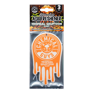 Ароматизатор подвесной Chemical Guys Tropical Eruption Hanging Air Freshener 3шт AIR425 фото